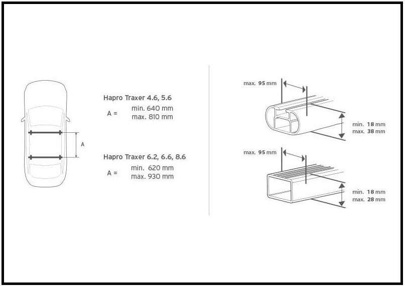 Hapro dakkoffer Traxer 4.6 370L - Zilver