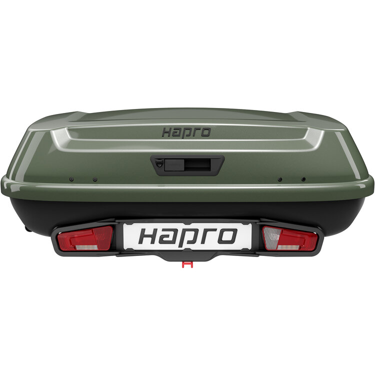 Hapro Boxer - Trekhaakkoffer 420 liter L - Sage green