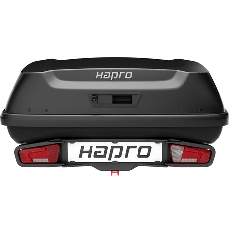 Hapro Boxer - Trekhaakkoffer 340 liter M - Hexagon black