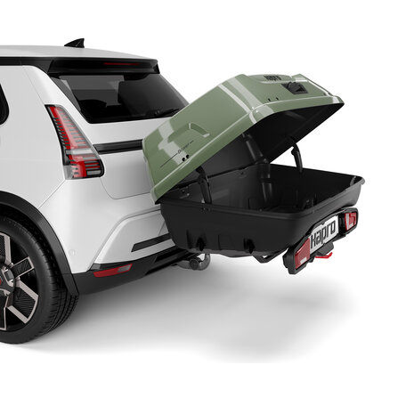 Hapro Boxer - Trekhaakkoffer 340 liter M - Sage green