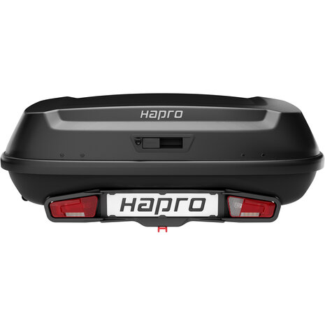 Hapro Boxer - Trekhaakkoffer 420 liter L - Hexagon black