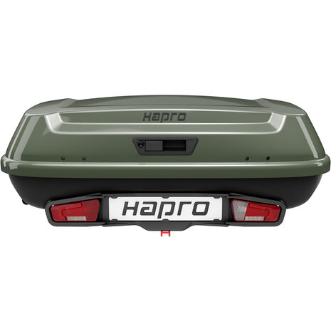 Hapro Boxer - Trekhaakkoffer 420 liter L - Sage green