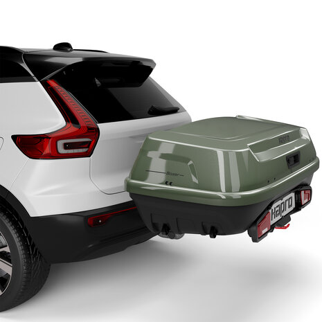 Hapro Boxer - Trekhaakkoffer 420 liter L - Sage green