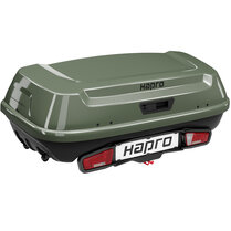 Hapro Boxer - Trekhaakkoffer 420 liter L - Sage green Hapro Boxer - Trekhaakkoffer 420 liter L - Sage green
